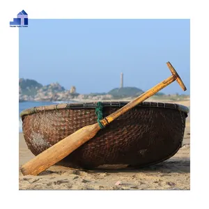 Bateaux de pêche en bambou traditionnels de bateaux de Coracle petits pour pêcher et voyager WhatsApp: + 84 961005832