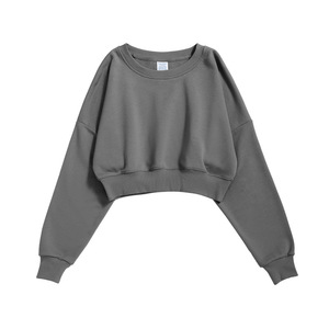 Fashionable Crop top hoodies women With Name Brand Wholesale for women - Product Image 6