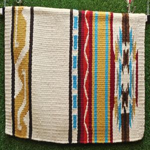 Ikayal-couverture de selle occidentale en laine, taille 34 "L x 34" W x 1 ", épaisseur MO21 - Product Image 1