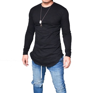 Camiseta lisa y elegante para hombre, camisa barata de poliéster 100% - Product Image 5