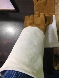 ที่กำหนดเองทำ TIG ถุงมือเชื่อมวัวแยกหนังฤดูหนาวถุงมือทำงาน - Product Image 3