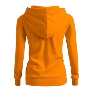 Sweat à capuche femme haute qualité pull à manches longues à capuche pour femmes dames sweat chemises Logo personnalisé impression dames vêtements de sport - Product Image 3