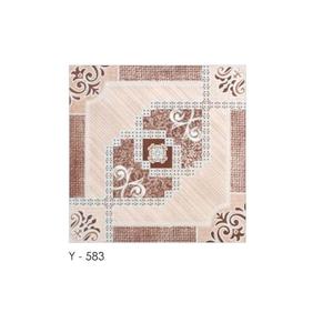 Carrelages de sol en porcelaine polie à effet bois antidérapant de couleur orange 40x40cm - Product Image 5