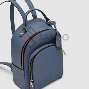 Mochila de mujer de alta calidad bolso impermeable de piel auténtica con logotipo personalizado mochila de piel sintética al por mayor - Product Image 2