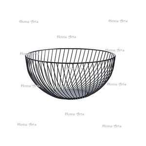Superior Quality Fruits Storage Basket Unique Design Black Color Iron Vegetables Fruits Storage Basket For Hot Sale - Product Image 1