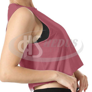 เสื้อครอปสำหรับผู้หญิงเสื้อตัวบนโลโก้ตามสั่ง - Product Image 4