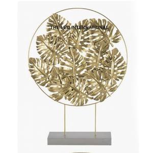 Base en bois en métal de fer Sculpture finie noire de forme unique Sculpture décorative d'accent de maison de Style de fantaisie - Product Image 3