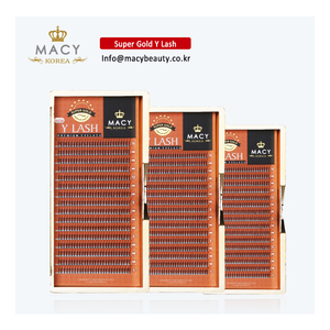 Pestañas postizas coreanas 100% hechas a mano, pestañas prefabricadas 2d Y extensión de pestañas individuales - Product Image 1