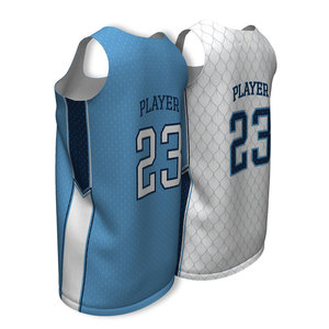 Nouveau style, vente en gros professionnelle, maillots de basket-ball personnalisés à séchage rapide et respirants pour hommes, à porter des deux côtés - Product Image 2