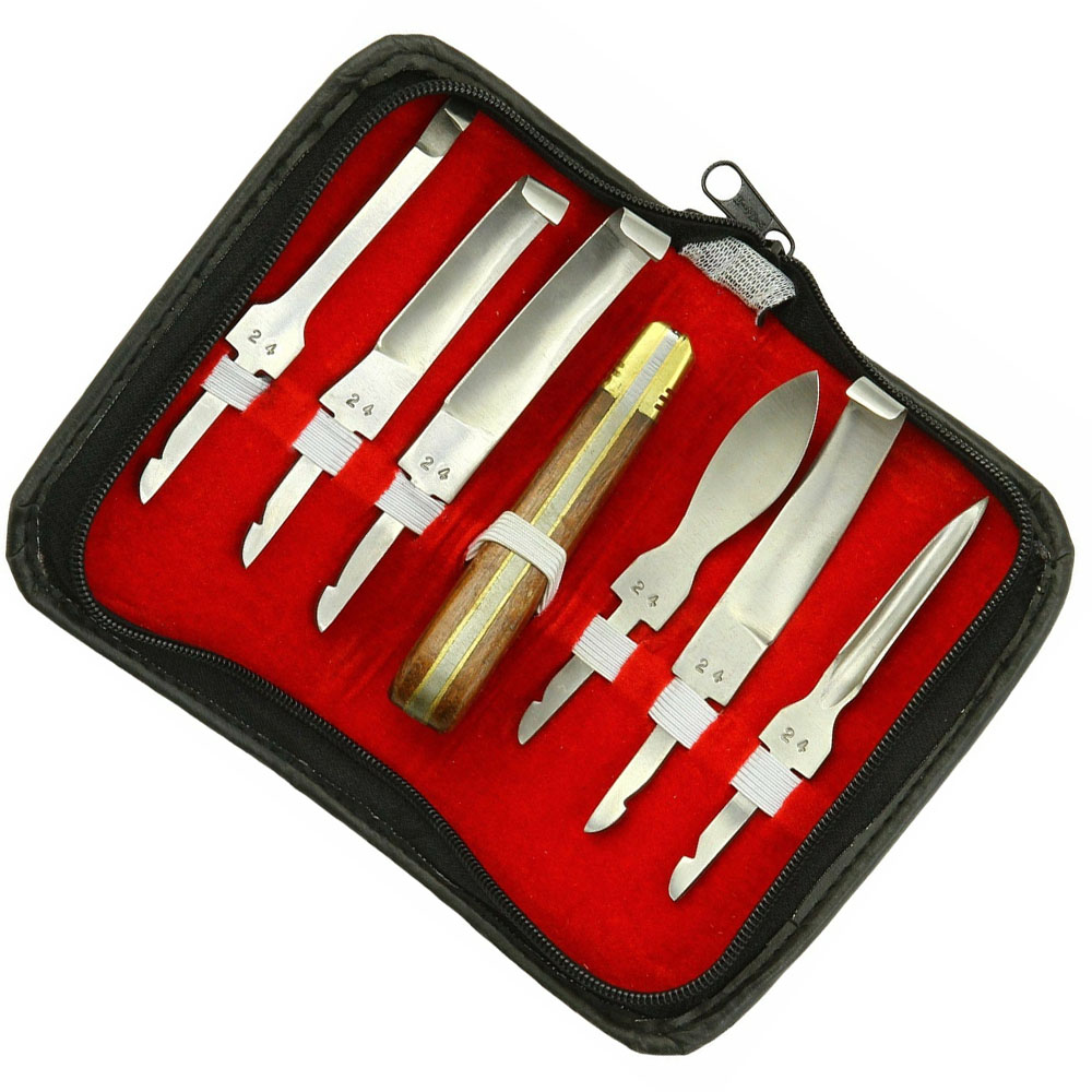Couteau Laguiole Au Sabot mitres inox bois de rose