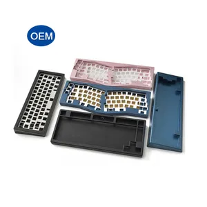 Benutzer definierte DIY Kit Aluminium gehäuse CNC-Rahmen Mechanische Tastatur platte Gehäuse