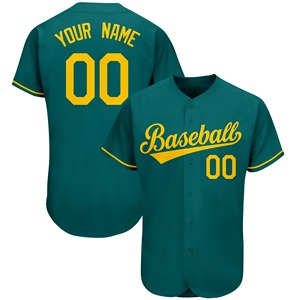 Maillot de baseball unisexe personnalisé respirant en maille polyester grande taille avec nom d'équipe brodé et logo imprimé – Vêtements de sport - Product Image 2
