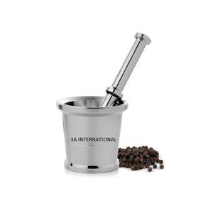 Mortero y Maja de Acabado Pulido Brillante, Tamaño Estándar, Utensilios de Cocina para Hierbas, Mortero y Maja de Metal de Aluminio con Forma Personalizada - Product Image 1