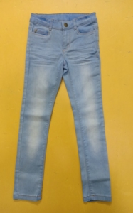 Lote de envío cancelado: Pantalones vaqueros casuales de algodón para niña, de marca, con cintura media, elásticos y con botones, stock de Bangladesh. - Product Image 2