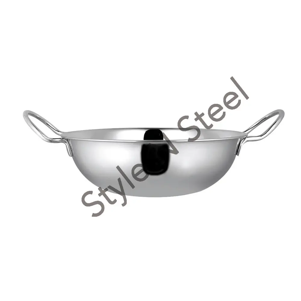 ハンドル付きミニサービングサービングディッシュボウル新しいスタイリッシュなステンレス鋼バルティ皿卸売価格