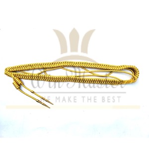 Aiguillette dorée cérémonielle avec un design confortable pour les uniformes et une utilisation en extérieur - Product Image 2