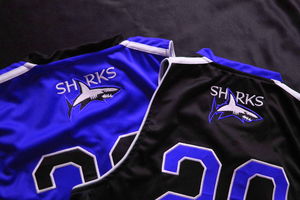 Jersey de sarga de baloncesto, bordado personalizado, último diseño, venta al por mayor - Product Image 3