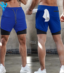 Hot sell 2 in 1 men beach <b>shorts</b> basketball <b>gym</b> Wear <b>shorts</b> for men High Quality Men Printing Logo Fit And Jogging <b>Short</b> - Product Image 2