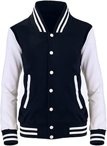 Chaqueta Universitaria Unisex de Alta Calidad, Transpirable, de Algodón con Forro Polar, Impermeable, Ecológica, Estilo Letterman para Hombre - Product Image 3