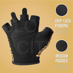 Guantes de gimnasio personalizados listos para competición de ciudad 2025 para levantamiento de pesas equipo deportivo de cuero transpirable - Product Image 2