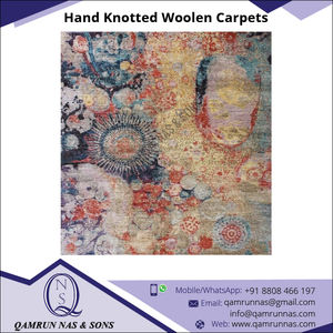 Alfombra de lana anudada a mano de calidad de diseño tibetano moderno, juegos enormes al por mayor para la oración en el hogar, alfombras modernas - Product Image 3