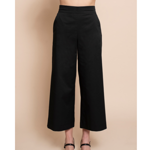 Pantalon large SM avec poches françaises, mochrome avec élastique, look décontracté confortable, 100% fabriqué en Italie. Pour la journée - Product Image 6
