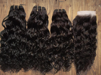 Cheveux Indiens Bruts Non Traités Grade Remy 100g, Lots de Cheveux Humains Naturels Alignés Cuticules, Raides Crépus, Toutes Couleurs, Teintables