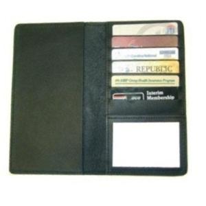 Porte-chéquier en cuir véritable de qualité supérieure au design moderne - Product Image 1