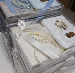 Coffret Cadeau Musulman Boîte de Cadeaux Islamiques pour le Ramadan Mariage et Souvenirs Yasin Coran Faveur Tapis de Prière Tasbih Ensembles Coran - Product Image 6