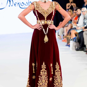 -DESIGNER--NEW--BRIDAL---CAFTAN-robe élégant-embellie travail-pour-fête-usure et de mariage-2021 - Product Image 1