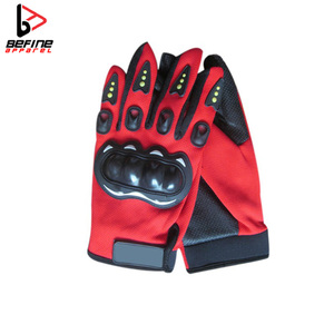 ถุงมือหนังมอเตอร์ไซค์แบบเต็มนิ้วอุปกรณ์ป้องกันมือพิมพ์สกรีน2024ออกแบบได้ตามต้องการสำหรับกีฬาและขี่จักรยาน - Product Image 5