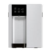 Distributeur d'eau gazeuse électrique chaude et froide en plastique pour bureau, avec contrôle par application et filtration, pour usage domestique et hôtelier