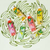 Tan Do Aloë Vera 100% Pure Magere Drank met Vruchtvlees Originele Smaak Passievrucht 500ml Fles