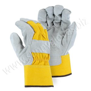 Gants de sécurité en cuir de vache fendu pour hommes, gantelets de travail bon marché pour la Construction d'hiver - Product Image 6