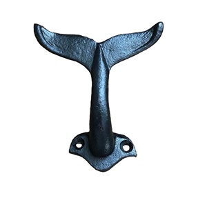 เหล็กหล่อ Whale Tail Wall Hook - Product Image 1