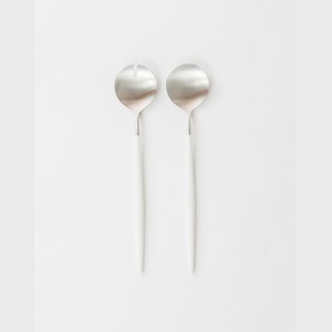 Fabuleux Design Acier Inoxydable Or Cuillère Fourchette Et Couteau Ensemble De Cinq Couverts Avec La Meilleure Qualité - Product Image 5