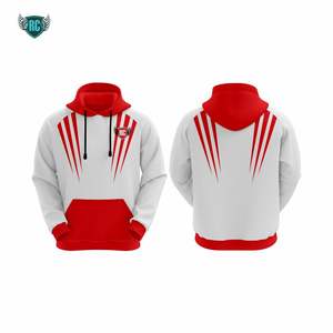 Pull à capuche ODM pour hommes 100% polyester polaire anti-rétrécissement technique d'impression bouffante d'hiver coupe surdimensionnée tailles XS à 6XL disponibles - Product Image 4