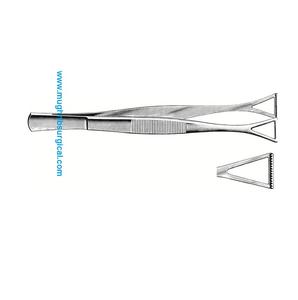 Fórceps de agarre Collin-Duval de alta calidad, fabricante y exportador de instrumentos quirúrgicos de 14mm y 20cm - Product Image 2