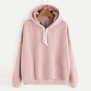 Sudadera con capucha personalizada para mujer, Jersey holgado de manga larga, chándal, ropa de calle para primavera, verano y otoño, talla grande lavada - Product Image 2