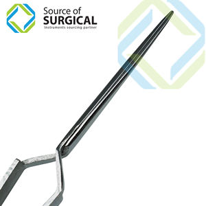 Crass แหนบสำหรับต่อขนตาขนาด120มม. ทำจากสเตนเลสสตีลทรงโค้งมนประสิทธิภาพสูง - Product Image 2