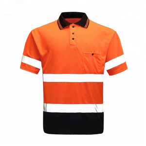 Personalizable trabajo hombres reflectante manga corta Hi Vis seguridad camisetas - Product Image 2