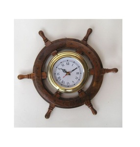 Roue de bateau nautique Design Top Premium avec horloge à Quartz décor à la maison horloge murale suspendue bateau tenture murale horloge nautique - Product Image 4