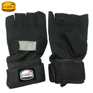 ถุงมือเจลชกมวยสำหรับมืออาชีพโลโก้ตามสั่งหนังตาข่ายนีโอพรีนแบบนิ่มพิมพ์ลายสำหรับฝึกซ้อม MMA - Product Image 1