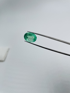 5 pierres précieuses émeraude à facettes coréennes naturelles, Bijoux ovales Non traités et Non chauffés, haute qualité, ample, Bijoux avec pendentif de bague - Product Image 4