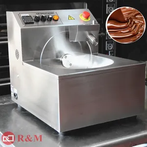 multi function air heating 5kg small chocolate tempering machine table top glass mini cocoa butter chocolates tempering machine