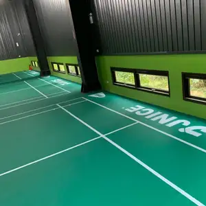 Draagbare Pvc Sport Vloer Badminton Courtmat