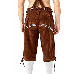 OEM ทำกางเกงขาสั้นบาวาเรีย Lederhosen สไตล์เยอรมันกางเกงขาสั้นแบบดั้งเดิมสำหรับผู้ชายที่มีโลโก้ที่กำหนดเองในขายส่ง - Product Image 6