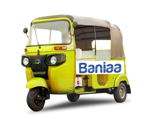 รถตุ๊กตุ๊กอินเดียคุณภาพดีที่สุด รุ่น Baniaa สำหรับผู้โดยสารสามล้อ - Product Image 1