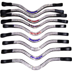 VENDO Bling Tiara estilo coloridos cristales de cuero bandas para cejas EN Dollar 3 full COB Shetland - Product Image 3