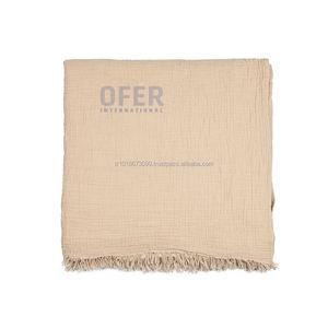 Crincled Turkish Towel <b>Throw</b>, Beach Blanket, 100% Cotton, Pestemal, Hammam, <b>Grey</b>/ Anthracite Color - Product Image 6